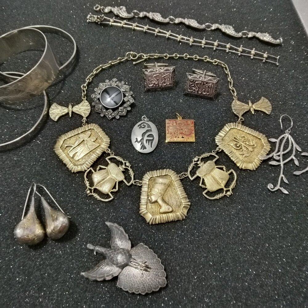 Antique Vintage 925 Sterling 13 pcs lot.